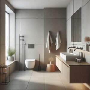 baño minimalista moderno